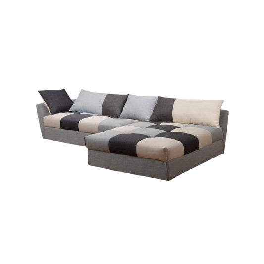 Sofa sectionnel modulable pour salon en tissu - 210 x 90 x 85