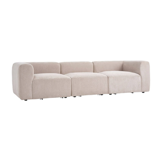 Modular Sofa for Living Room in Fabric - 230 x 90 x 80