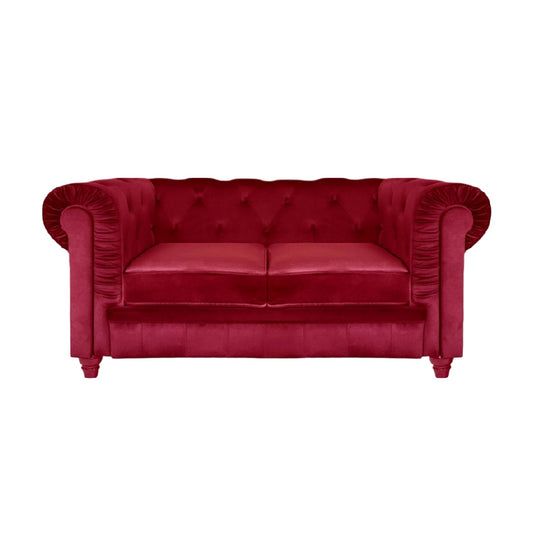 Velours canapé deux places pour salon - 180 x 90 x 80